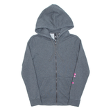 ADIDAS Womens Grey Hoodie Full Zip S
