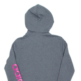 ADIDAS Womens Grey Hoodie Full Zip S