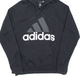 ADIDAS Mens Black Hoodie S
