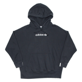 ADIDAS Womens Black Hoodie UK 14