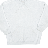 ADIDAS Womens Grey Hoodie UK 10