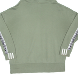 ADIDAS Womens Green Hoodie UK 16
