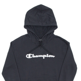 CHAMPION Womens Black Hoodie S