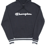 CHAMPION Womens Black Hoodie S