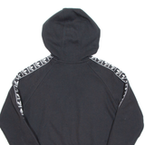 ADIDAS Cropped Womens Black Hoodie UK 10