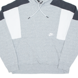NIKE Womens Grey Hoodie L