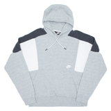 NIKE Womens Grey Hoodie L