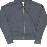 REEBOK Womens Grey Hoodie Full Zip XS