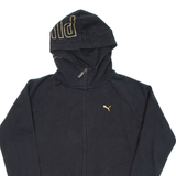 PUMA Womens Black Hoodie Full Zip M