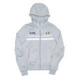 ELLESSE Womens Grey Hoodie Full Zip UK 8