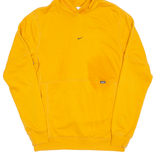 NIKE Womens Orange Hoodie S