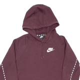 NIKE Womens Maroon Hoodie M