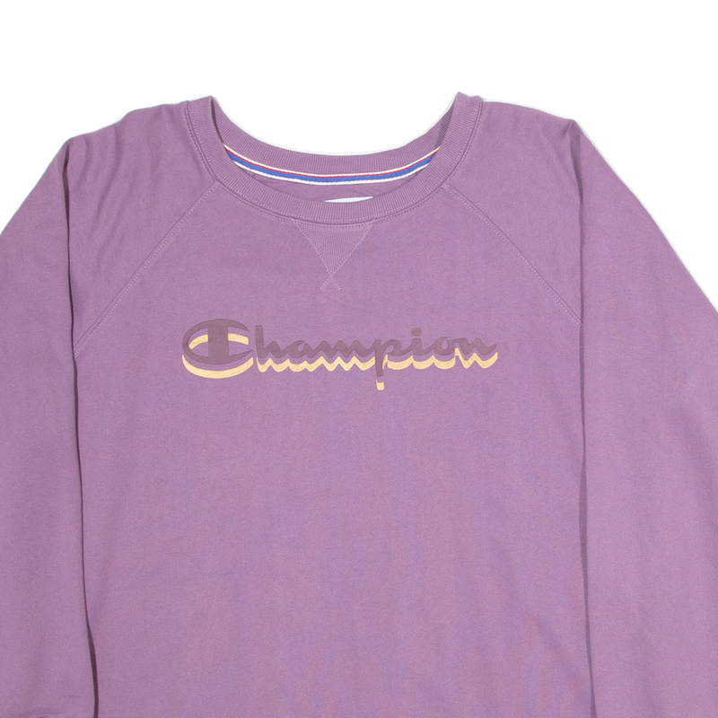 CHAMPION Authentic Athletic Wear Womens Sweatshirt Purple XL
