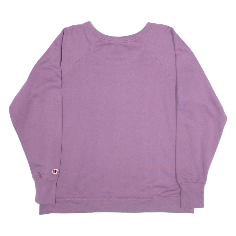 CHAMPION Authentic Athletic Wear Womens Sweatshirt Purple XL