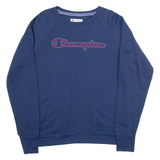 CHAMPION Authentic Athletic Wear Womens Sweatshirt Blue L