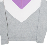FILA Womens Sweatshirt Purple 1/4 Zip S