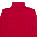 NAUTICA Mens Sweatshirt Red 1/4 Zip M