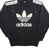 ADIDAS Womens Black Hoodie UK 10