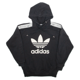 ADIDAS Womens Black Hoodie UK 10