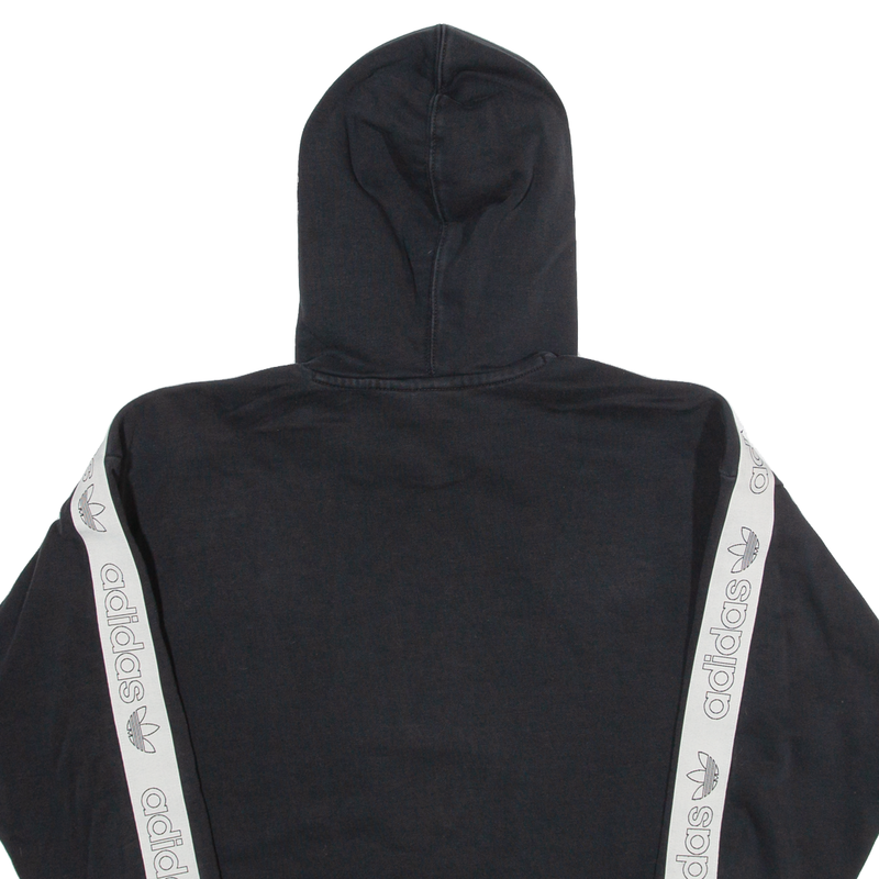 ADIDAS Womens Black Hoodie UK 10