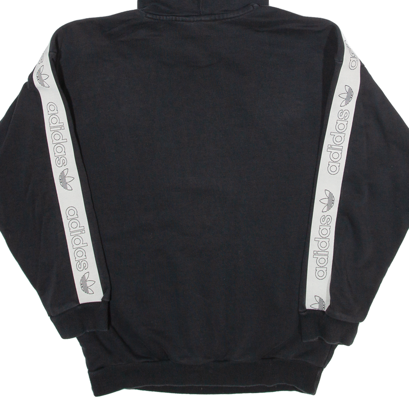 ADIDAS Womens Black Hoodie UK 10