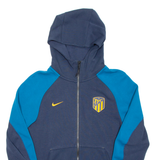 NIKE Mens Blue Hoodie Full Zip S