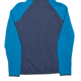 NIKE Mens Blue Hoodie Full Zip S