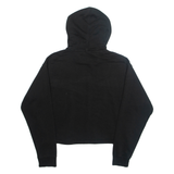 PUMA Cropped Womens Black Hoodie M