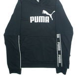 PUMA Mens Black Hoodie L