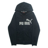 PUMA Mens Black Hoodie Full Zip M