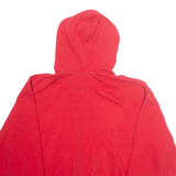 NIKE Wisconsin Mens Red Hoodie USA XL