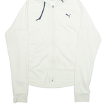 PUMA Womens Cream Hoodie Full Zip L