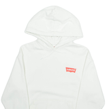 LEVI'S Relaxed Mens White Hoodie XS