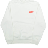 LEVI'S Relaxed Mens White Hoodie XS