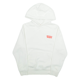 LEVI'S Relaxed Mens White Hoodie XS