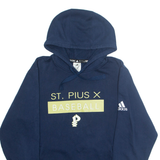 ADIDAS Mens Blue Hoodie L