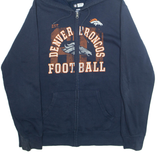 NFL Mens Blue Hoodie Full Zip USA XL