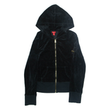 MASSIMO DUTTI Womens Black Hoodie Full Zip XL