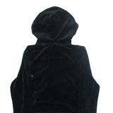 MASSIMO DUTTI Womens Black Hoodie Full Zip XL