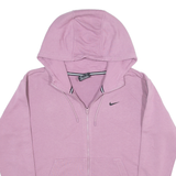 NIKE Mens Pink Hoodie Full Zip S