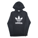 ADIDAS Mens Black Hoodie S