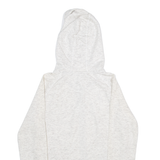 ADIDAS Womens Grey Hoodie Full Zip UK 10