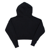 KARL KANI Cropped Womens Black Hoodie S