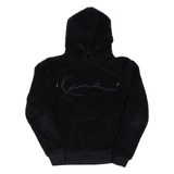 KARL KANI Teddy Fleece Womens Black Hoodie XS