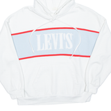 LEVI'S Womens White Hoodie XS