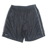 NIKE Mens Sports Shorts Black Relaxed L W34