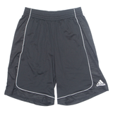ADIDAS Mens Sports Shorts Black Relaxed L W28