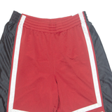 NIKE Mens Sports Shorts Red Relaxed M W30