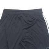 ADIDAS Mens Sports Shorts Black Relaxed L W32