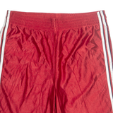ADIDAS Mens Sports Shorts Red Relaxed L W36